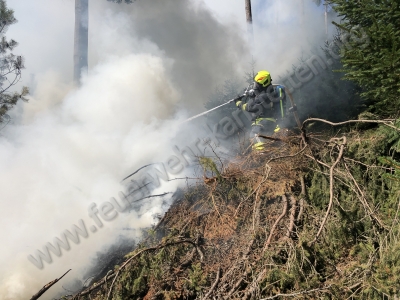 Einsatz-Serie hält an: Waldbrand in Enikelberg