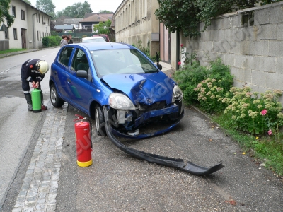 Verkehrsunfall Nähe Feuerwehrhaus