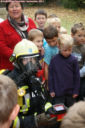 Evakuierungsübung in der Volksschule Karlstetten