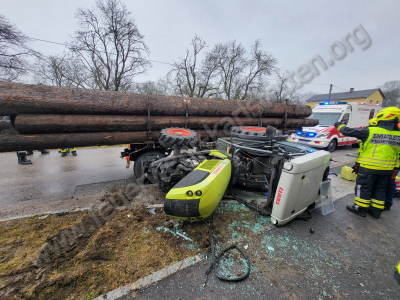 Verkehrsunfall - Traktor